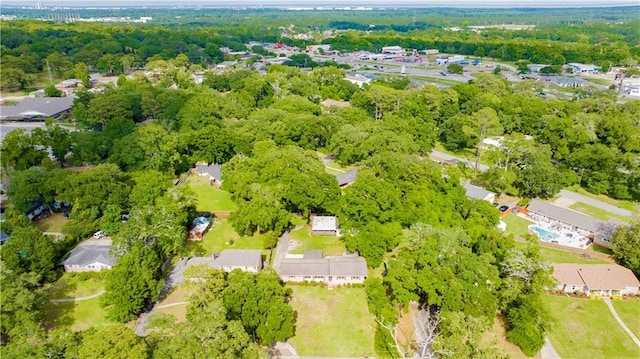 1215 Anchor Dr, Mobile, AL 36693 - aerial perspective of suburban area featuring a forest