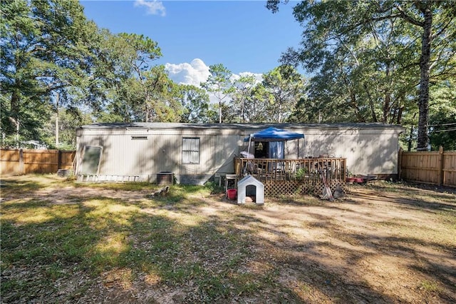 view of back of property