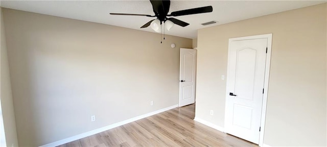 7041 Tierra W, Eight Mile, AL 36613 - unfurnished bedroom featuring light wood finished floors and a ceiling fan