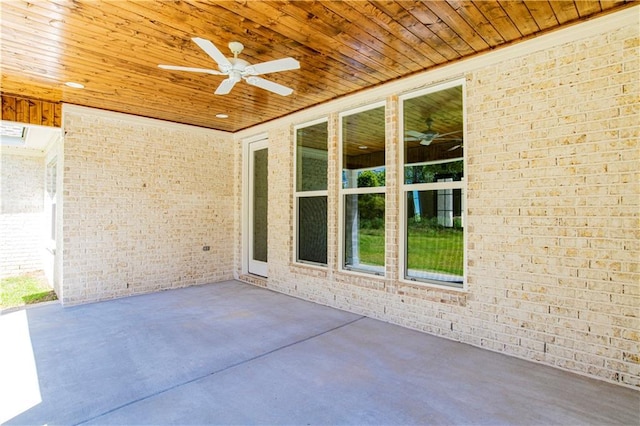 305 Hannah Chase Way, Satsuma, AL 36572 - view of patio / terrace with a ceiling fan