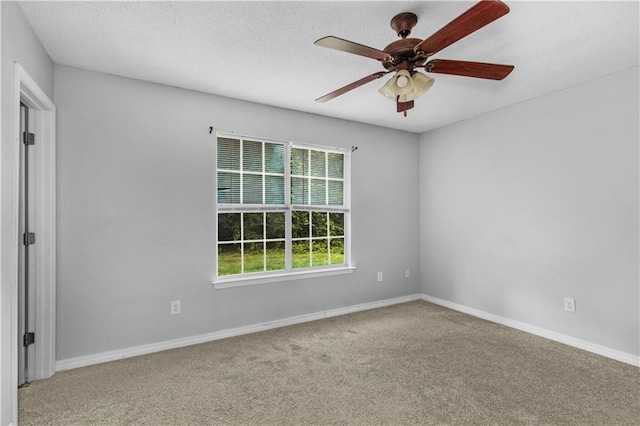 13163 Buckthorn Ct, Mobile, AL 36608 - carpeted spare room featuring ceiling fan and a textured ceiling