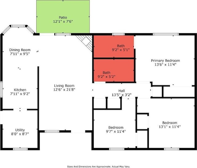 13163 Buckthorn Ct, Mobile, AL 36608 - view of home floor plan
