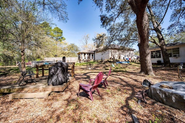 7420 Pake Rd, Saraland, AL 36571 - view of yard featuring a deck