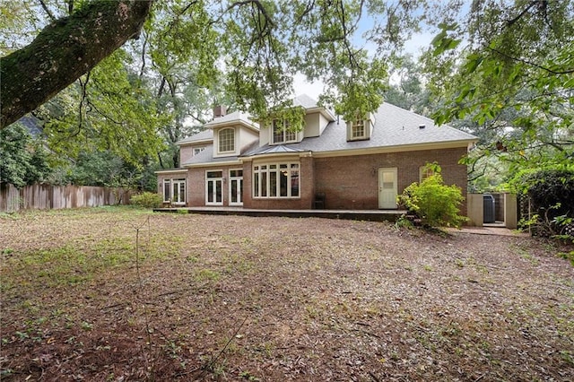 view of back of property