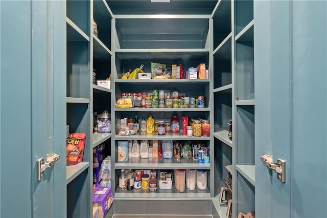 view of pantry