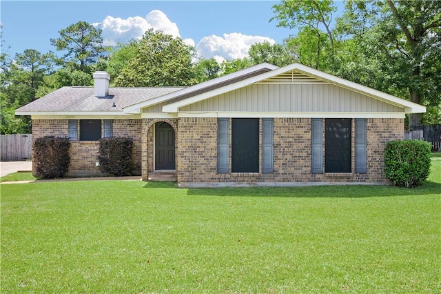 5016 Somerset Dr W, Mobile, AL 36619 - single story home featuring brick siding and a chimney