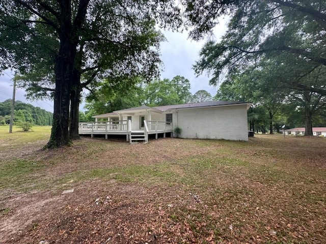 3050 Lacoste Rd, Mobile, AL 36618 - view of front of property featuring a wooden deck