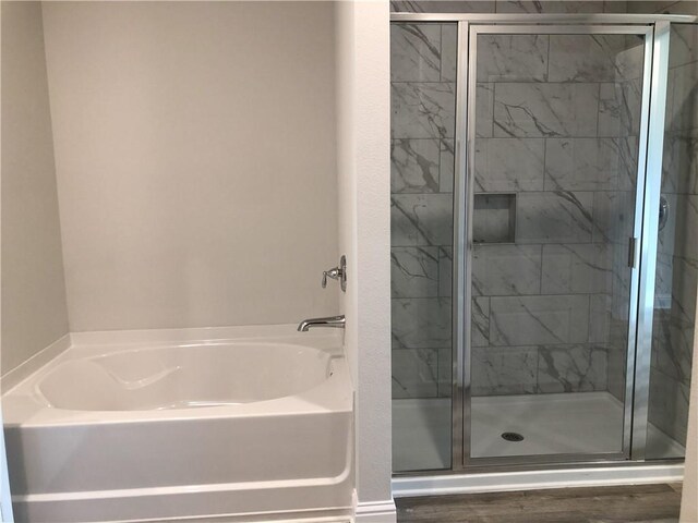 7323 Hawkins Mnr N, Mobile, AL 36695 - bathroom with a garden tub and a stall shower
