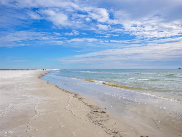 water view with a beach view