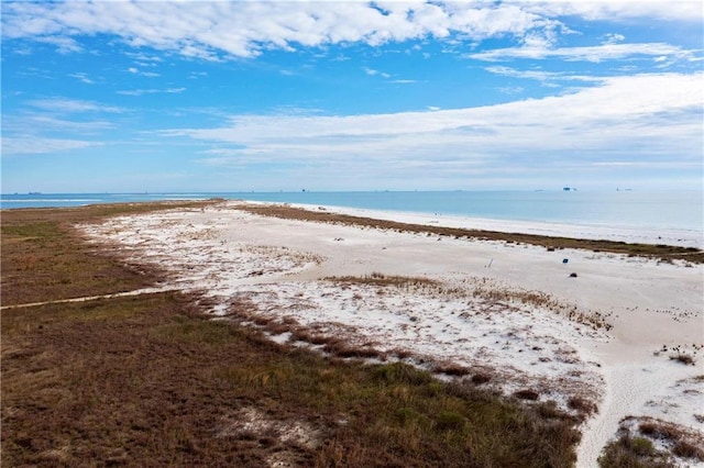 property view of water with a view of the beach