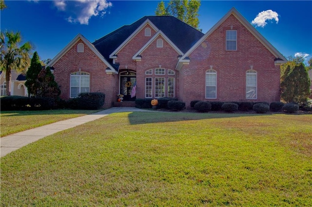 view of property with a front yard