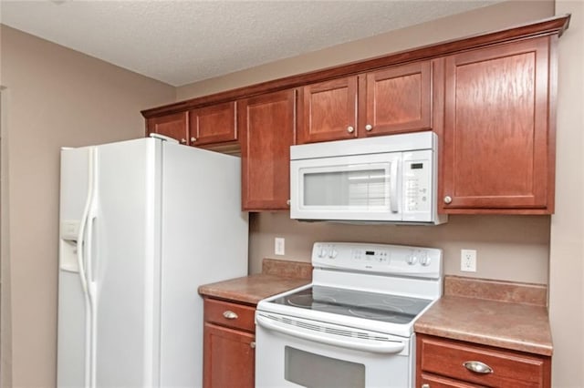 kitchen featuring white appliances