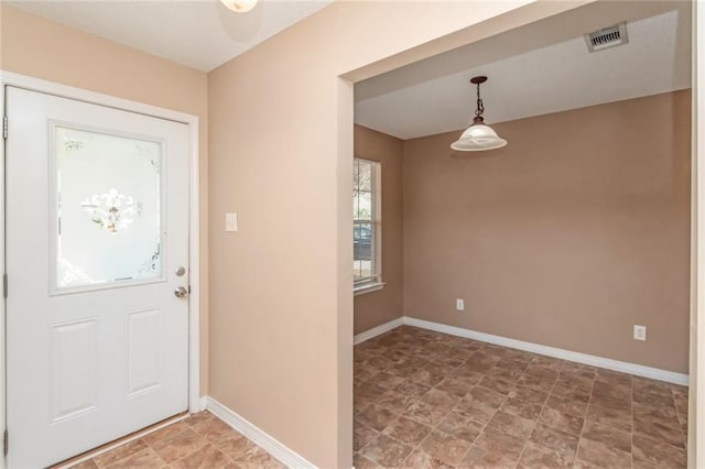 view of entrance foyer