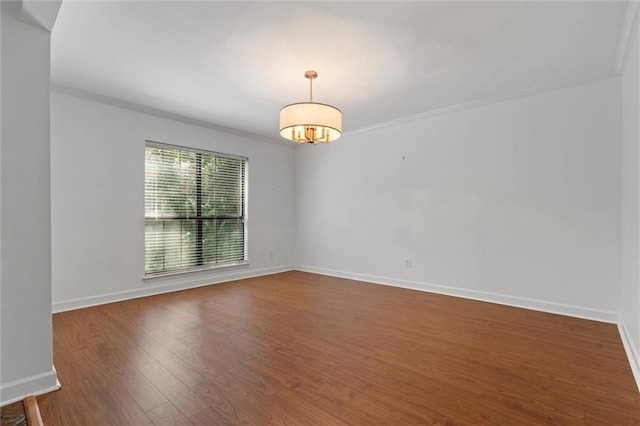 2901 Grant St Unit 601, Mobile, AL 36606 - empty room featuring crown molding and wood finished floors
