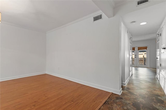 2901 Grant St Unit 601, Mobile, AL 36606 - corridor featuring baseboards and crown molding