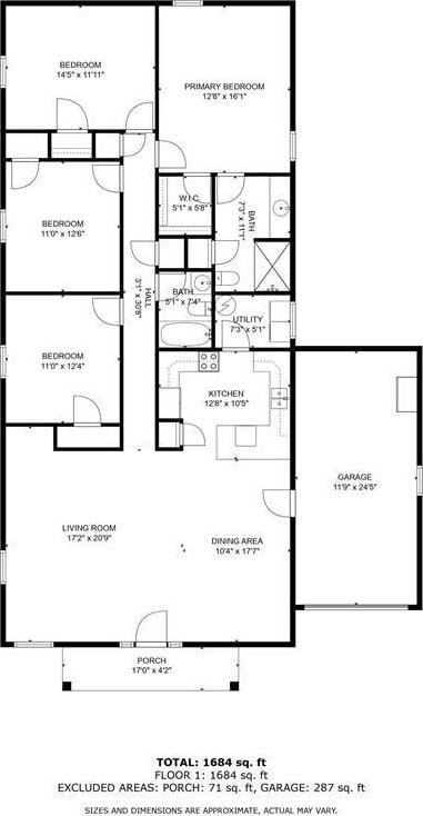 1933 Wildwood Pl, Mobile, AL 36609 - plan