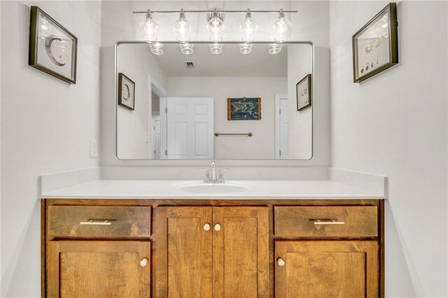 1933 Wildwood Pl, Mobile, AL 36609 - bathroom with vanity and visible vents