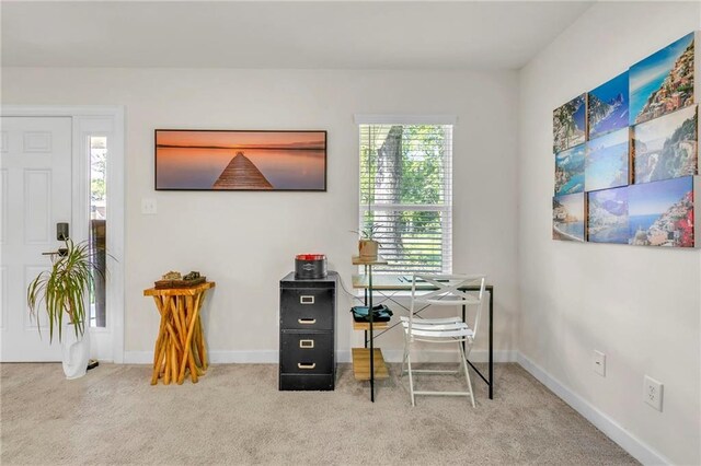 1933 Wildwood Pl, Mobile, AL 36609 - carpeted home office featuring plenty of natural light and baseboards