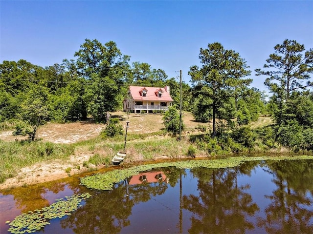 17180 Jim Platt Rd, Citronelle, AL 36522 - aerial view of property and surrounding area featuring a large body of water
