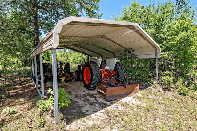 17180 Jim Platt Rd, Citronelle, AL 36522 - view of parking with a detached carport