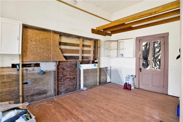 52780 State Highway 59, Stockton, AL 36579 - miscellaneous room featuring wood finished floors and beam ceiling