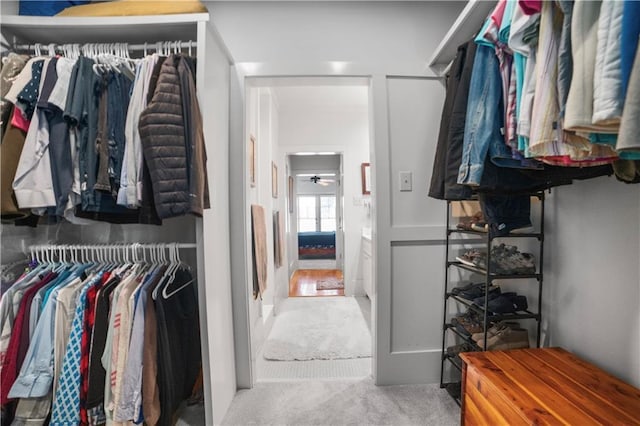 3009 Riverside Dr, Mobile, AL 36605 - walk in closet featuring carpet