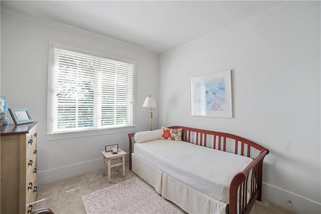 3009 Riverside Dr, Mobile, AL 36605 - bedroom featuring carpet and crown molding