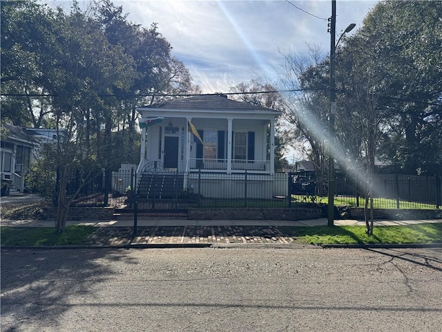 bungalow-style home with covered porch