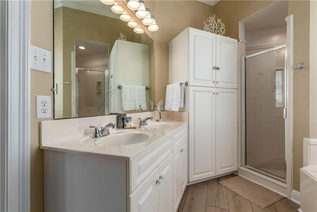 106 Serigny Ct, Dauphin Island, AL 36528 - full bath featuring a stall shower and double vanity