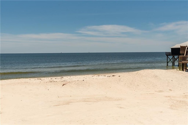 106 Serigny Ct, Dauphin Island, AL 36528 - water view featuring nearby beach