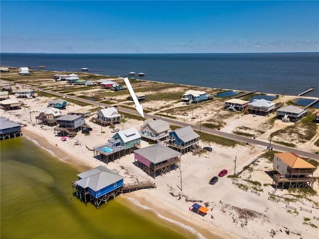 106 Serigny Ct, Dauphin Island, AL 36528 - bird's eye view of expansive beach