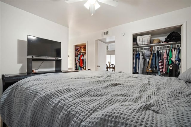5554 Racine Ave, Mobile, AL 36618 - bedroom with a closet and ceiling fan
