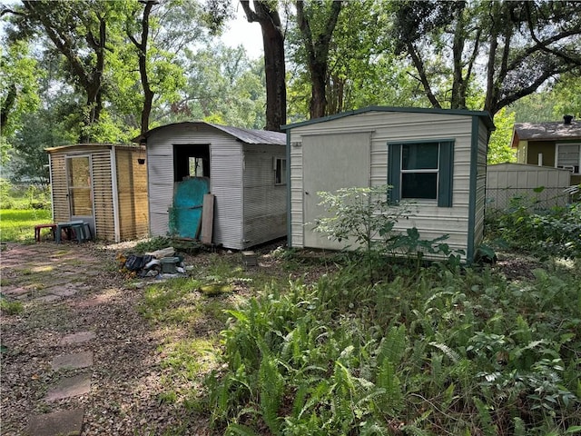 view of outdoor structure