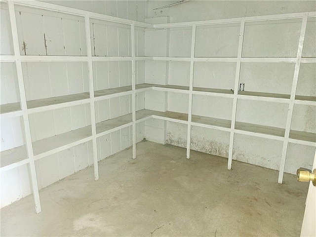 view of storage room