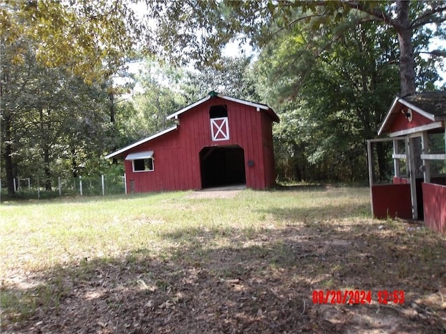 view of outbuilding