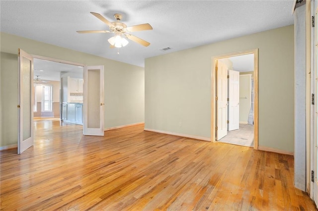 6412 Angela Ct, Mobile, AL 36695 - unfurnished room with a ceiling fan and light wood-style flooring