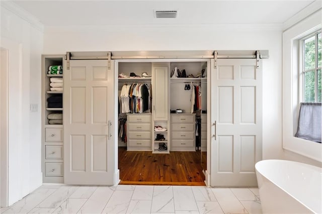 view of closet