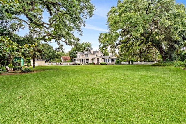 view of yard