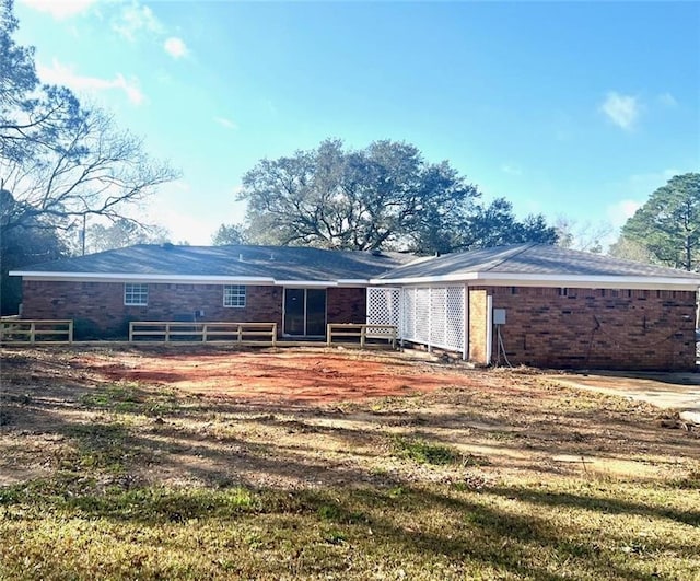 view of back of property