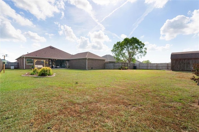 9106 Labrador Trl S, Theodore, AL 36582 - view of yard with a fenced backyard
