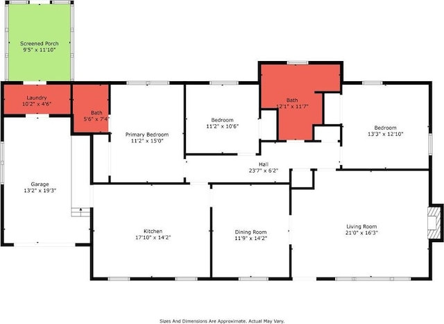1259 Marietta Dr W, Mobile, AL 36618 - view of floor plan / room layout
