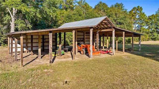 view of home's community with a yard