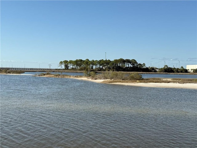 view of water feature