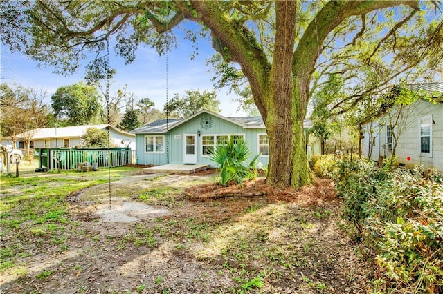 view of rear view of property