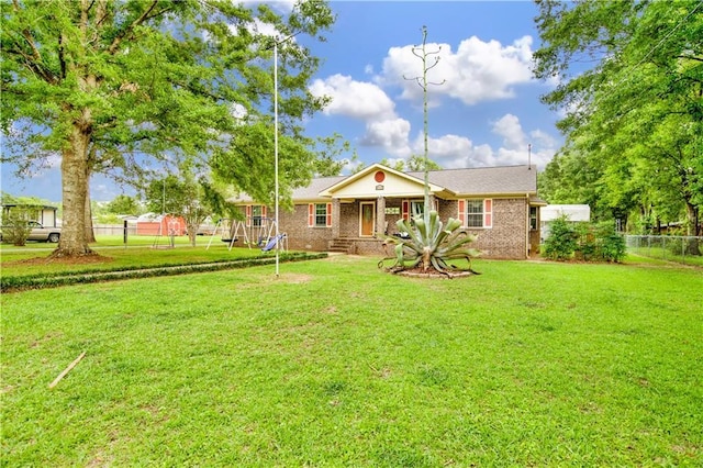 8717 Louis Poiroux Rd N, Theodore, AL 36582 - view of front of home with brick siding