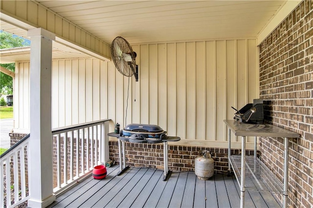 8717 Louis Poiroux Rd N, Theodore, AL 36582 - view of wooden terrace