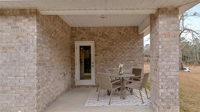 10560 Relic Rd S, Mobile, AL 36608 - view of patio with outdoor dining space