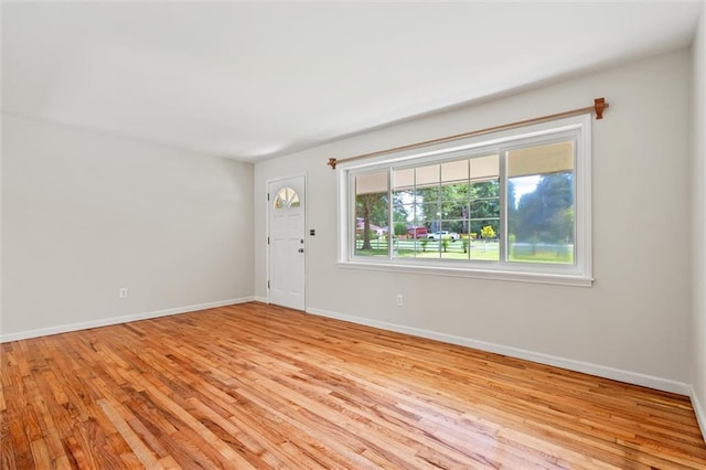 interior space featuring light wood-type flooring