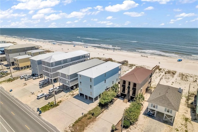 1385 Beach Blvd W, Gulf Shores, AL 36542 - birds eye view of property featuring a view of the beach and a water view
