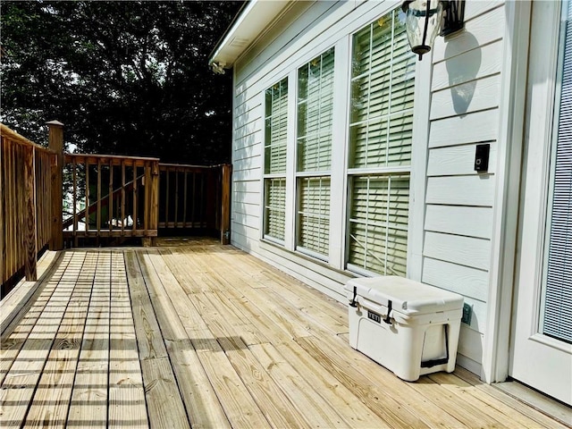 2200 Orourke Dr, Mobile, AL 36695 - view of wooden deck